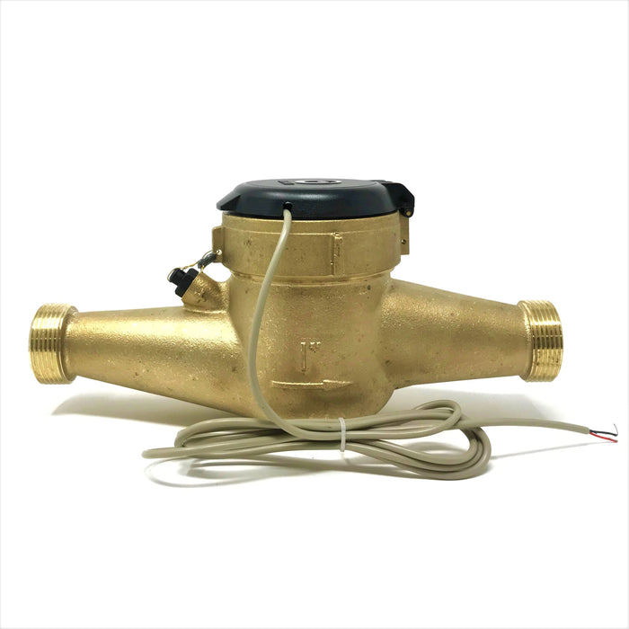 1" Bronze Multi-Jet Water Meter with Pulse Output
