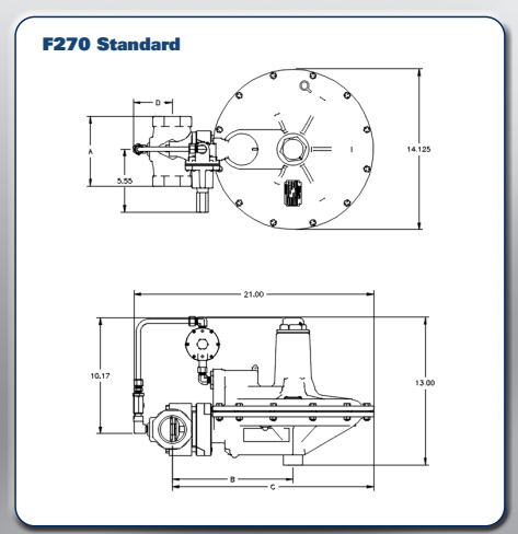 F270 Pilot Loaded Regulator