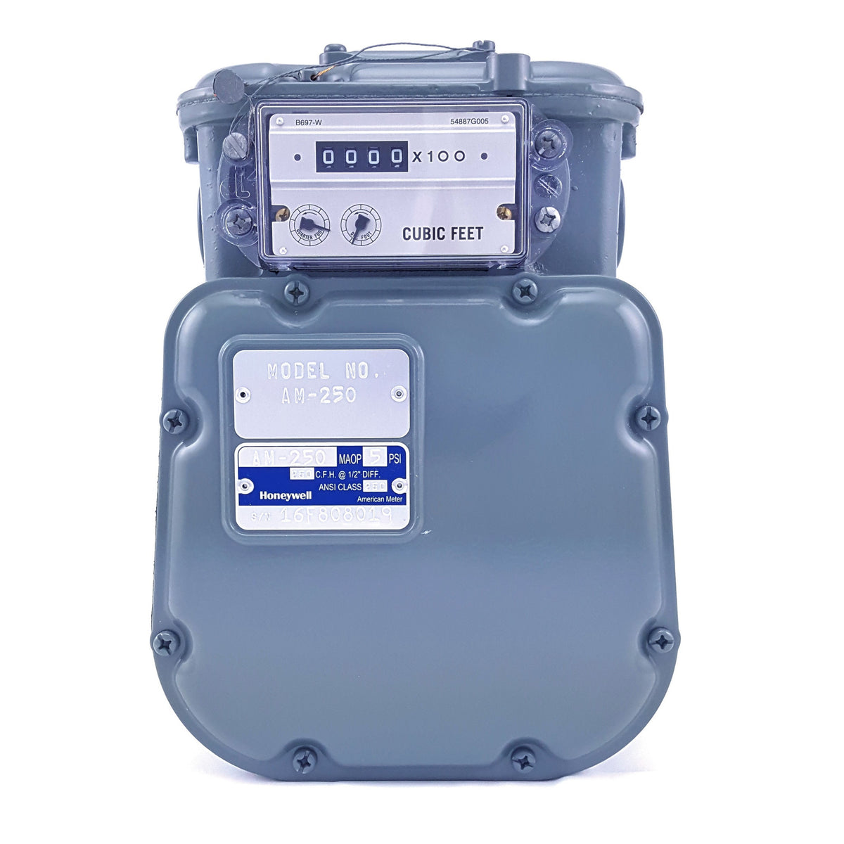 American Meter-Diaphragm Gas Sub-meter AM250 (250,000 BTU/hour ...