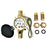3/4" Bronze Multi-Jet Water Meter with Pulse Output